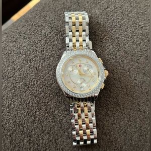 Michele Belmore Diamond Chronograph Watch, 38mm